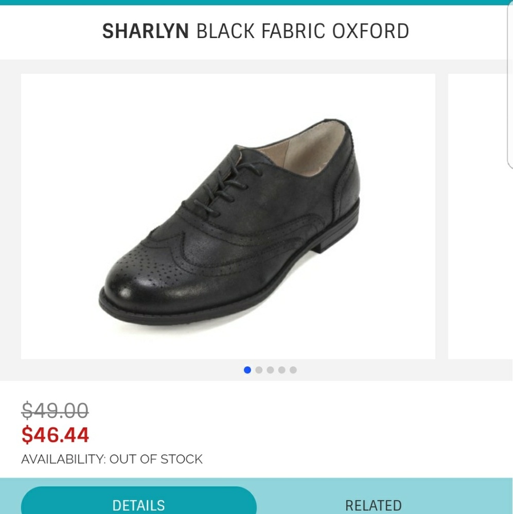 Cliffs by White Mountain Fabric Oxfords