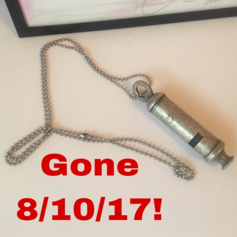 Falling Whistle Necklac *last day