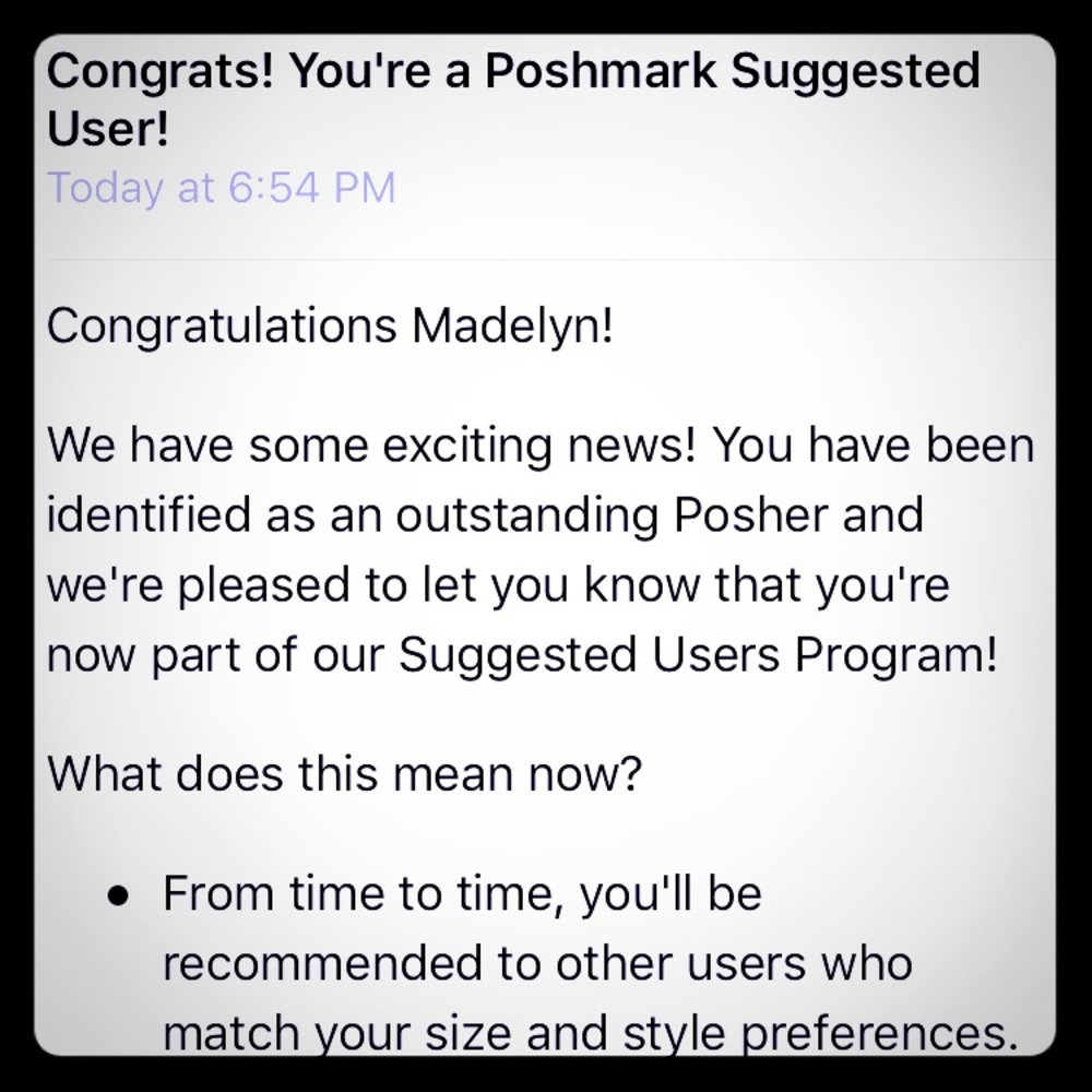 I'm a Suggested User!!