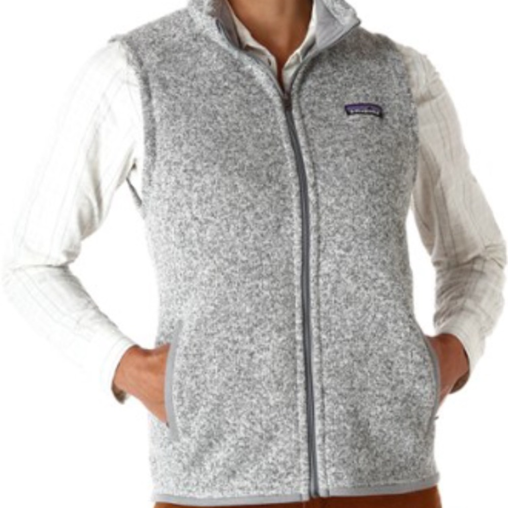 Patagonia Women Better Sweater Grey Fleece Vest XS