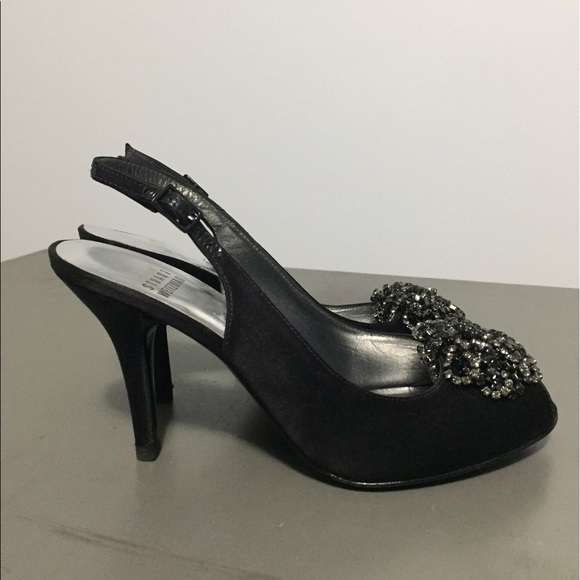Stuart Weitzman women's heels w jewel detail - Picture 4 of 8