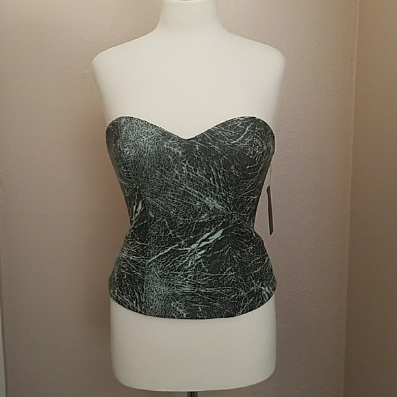 🖤 GUESS SWEETHEART BUSTIER TOP - Picture 4 of 8