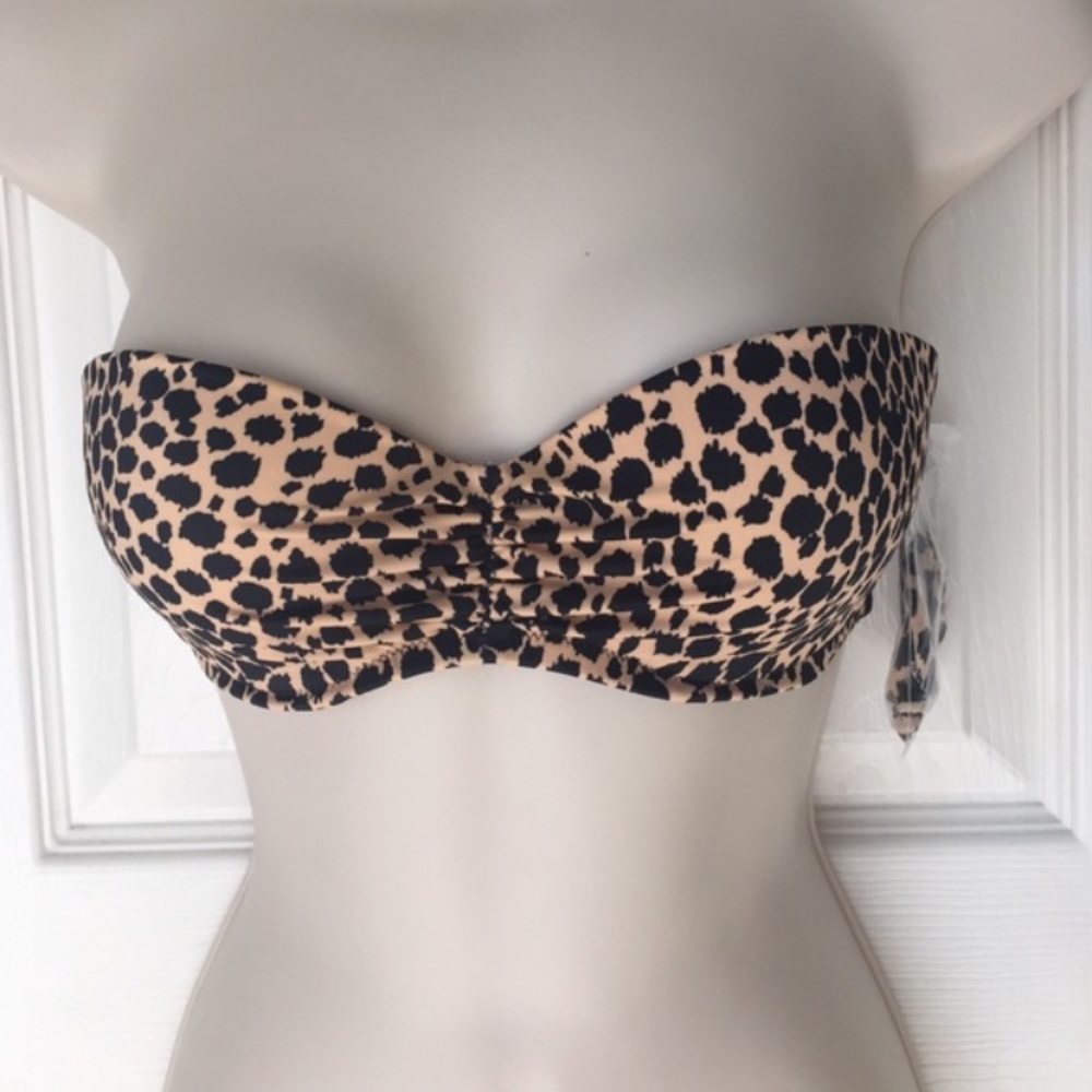 Victoria's Secret leopard bikini top