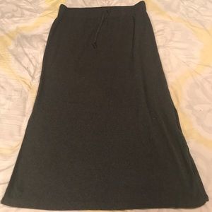 Old Navy Grey Maxi Skirt
