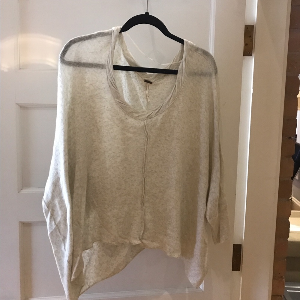 Free People 3/4 Sleeve Top