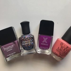 Four beautiful nail polishes