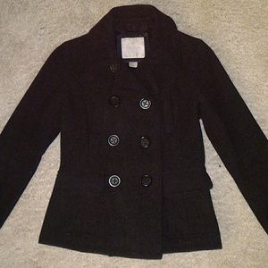 American Eagle wool double breasted peacoat