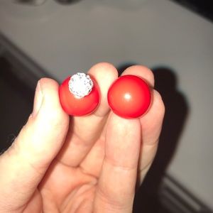 Double ball earrings