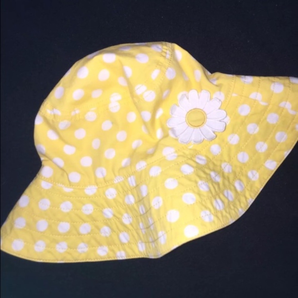 NWT Gymboree Daisy sun bucket hat 12 18 24 M