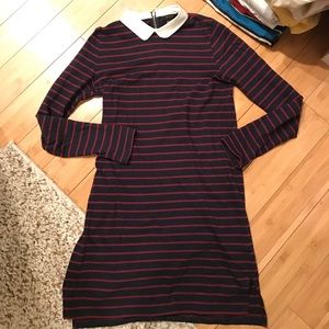 Stripe Collar Dress