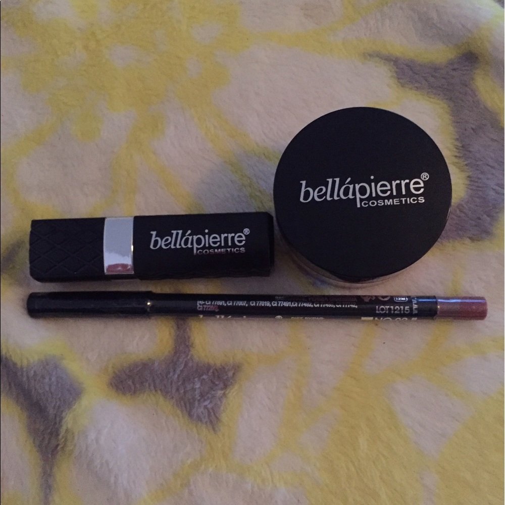 New Bellápierre Cosmetics lipstick,liner&blush