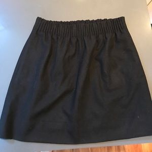 JCrew Black Wool Skirt