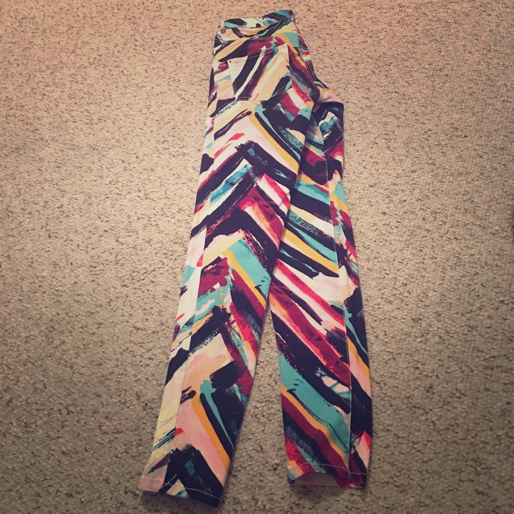 Skinny jeans multicolored