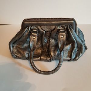 Cole Haan Gray Leather Clutch Purse