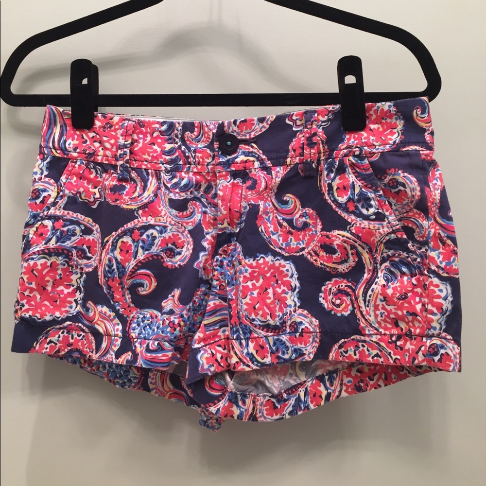 lilly pulitzer walsh shorts size 2