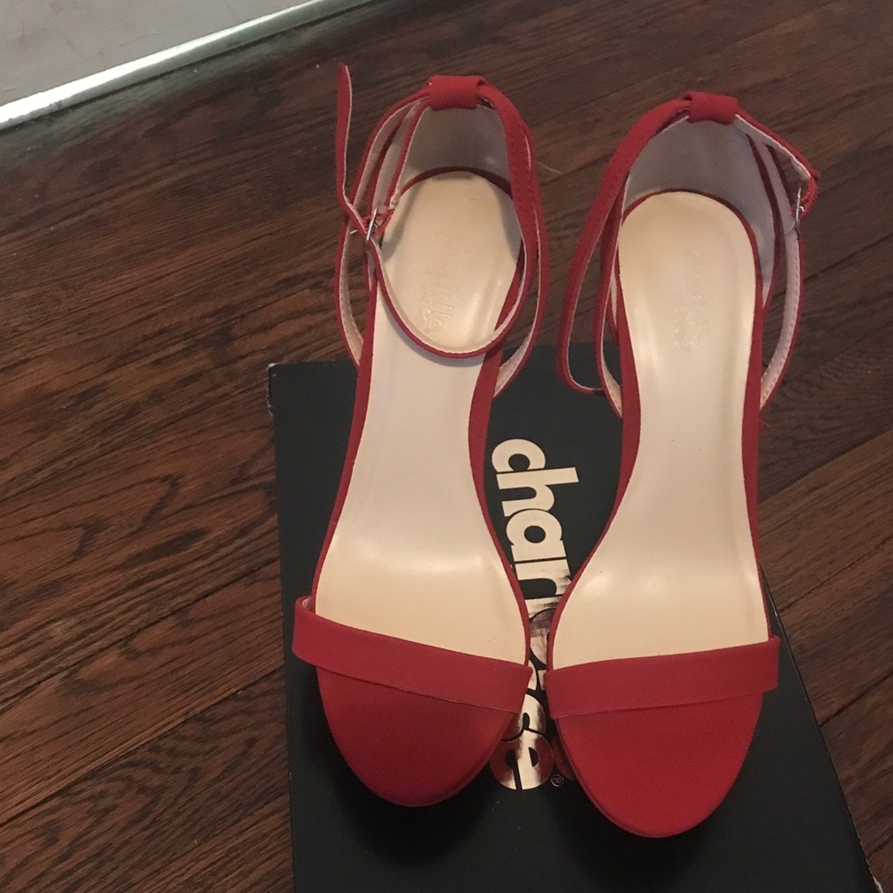 Red heels.