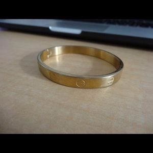 Gold Band Bracelet