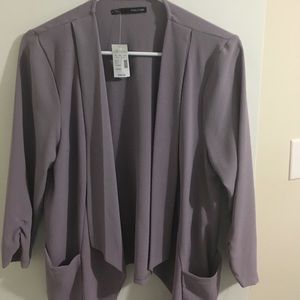 NWT Purple suit jacket dress up or down!