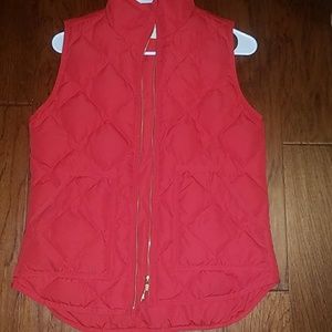 J CREW quilted vest
