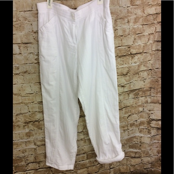 J Jill Pants - J Jill 100% cotton wide leg pants size 14
