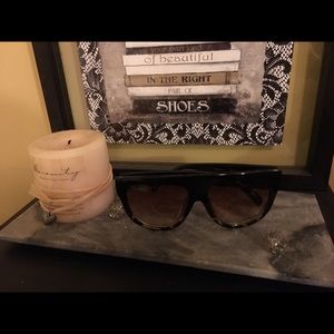 Flat Top Oversized Tortoise Shadow Sunglasses