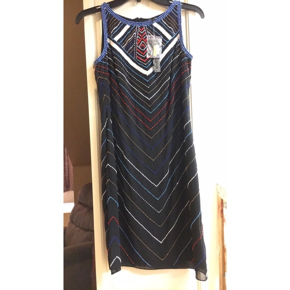 Gianni Bini Beaded Aztec Dress - Picture 2 of 2