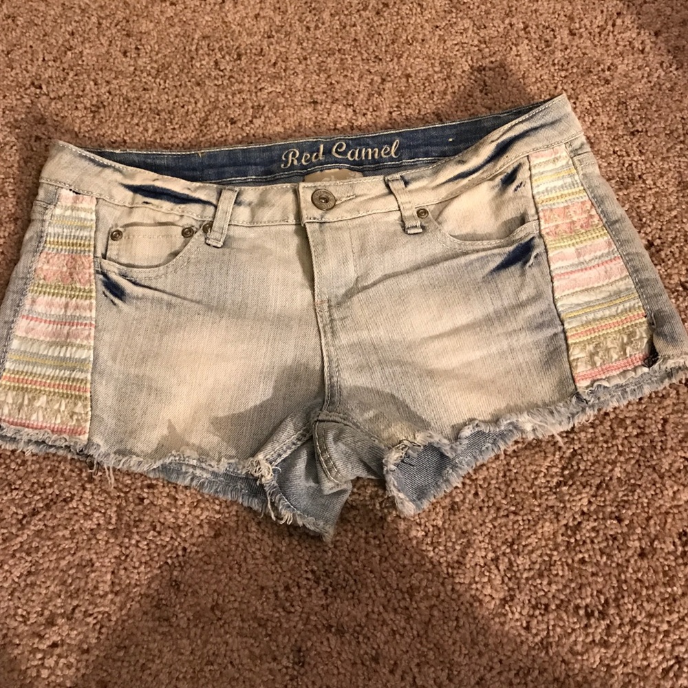 Red Camel Blue Jean Shorts