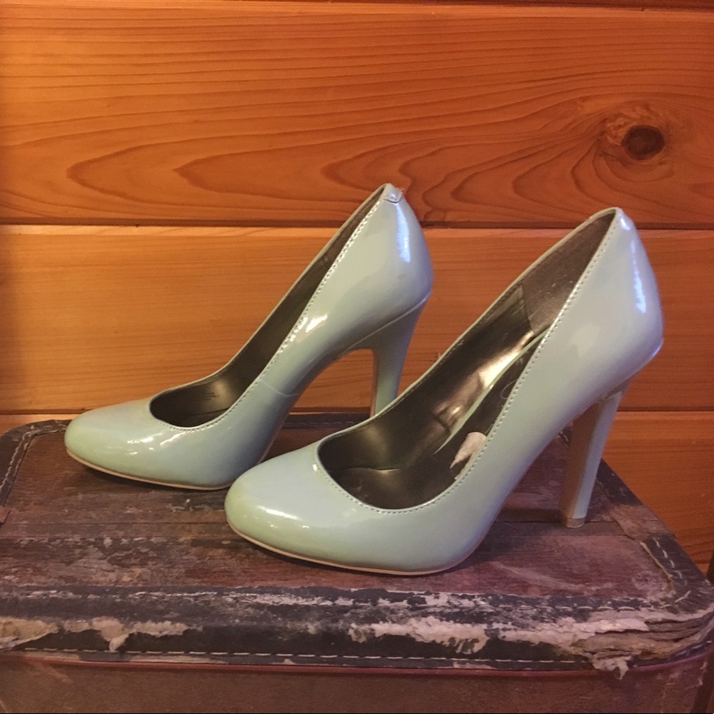 Mint Green Patton heels