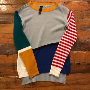 Modcloth Quirky Mixed Media Sweater