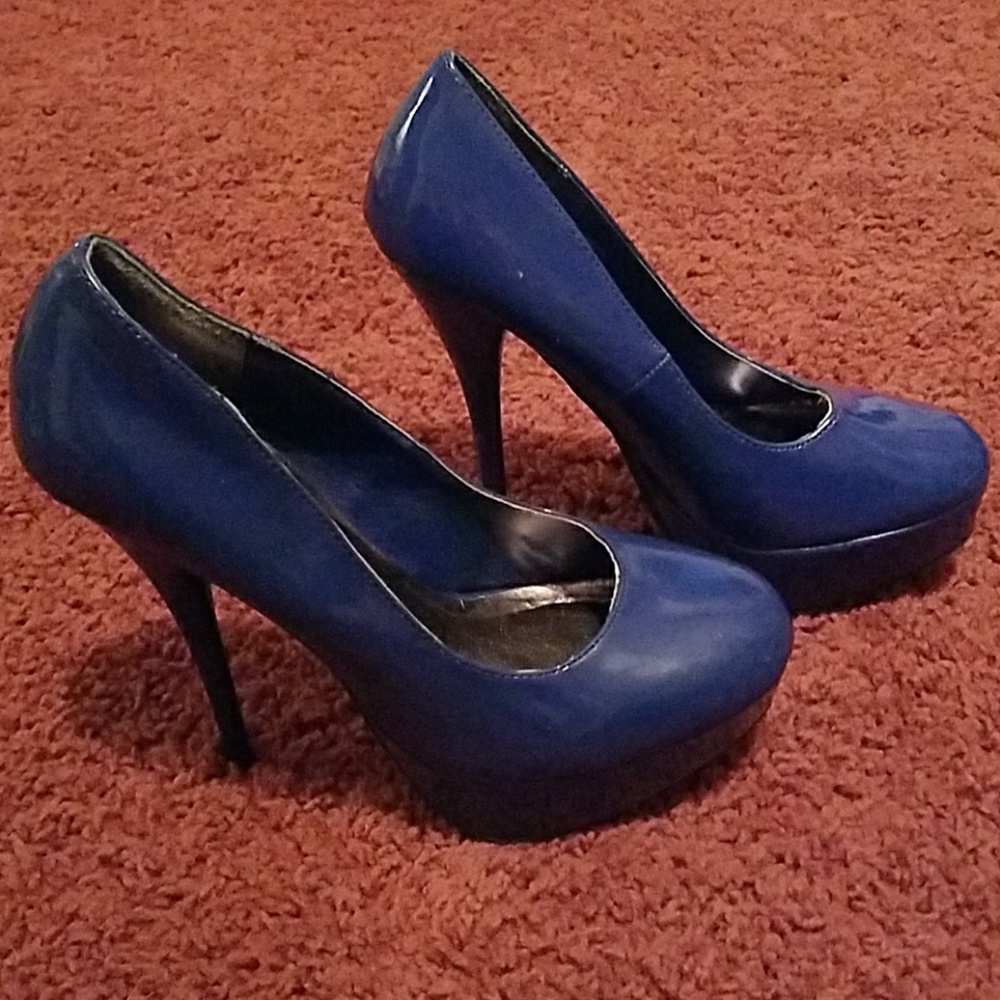 Blue heels