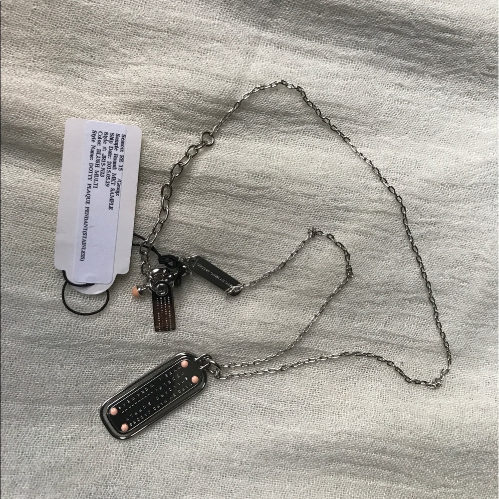 Marc Jacobs silver pendant SUPER cute with pink