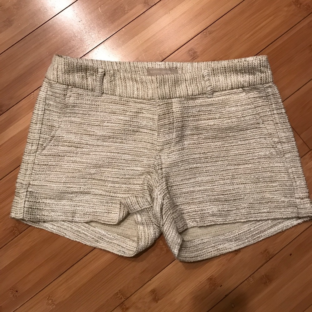 Banana Republic Metallic Tweed Short