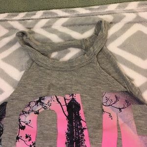 I Love Paris tank top or swim cover tank top