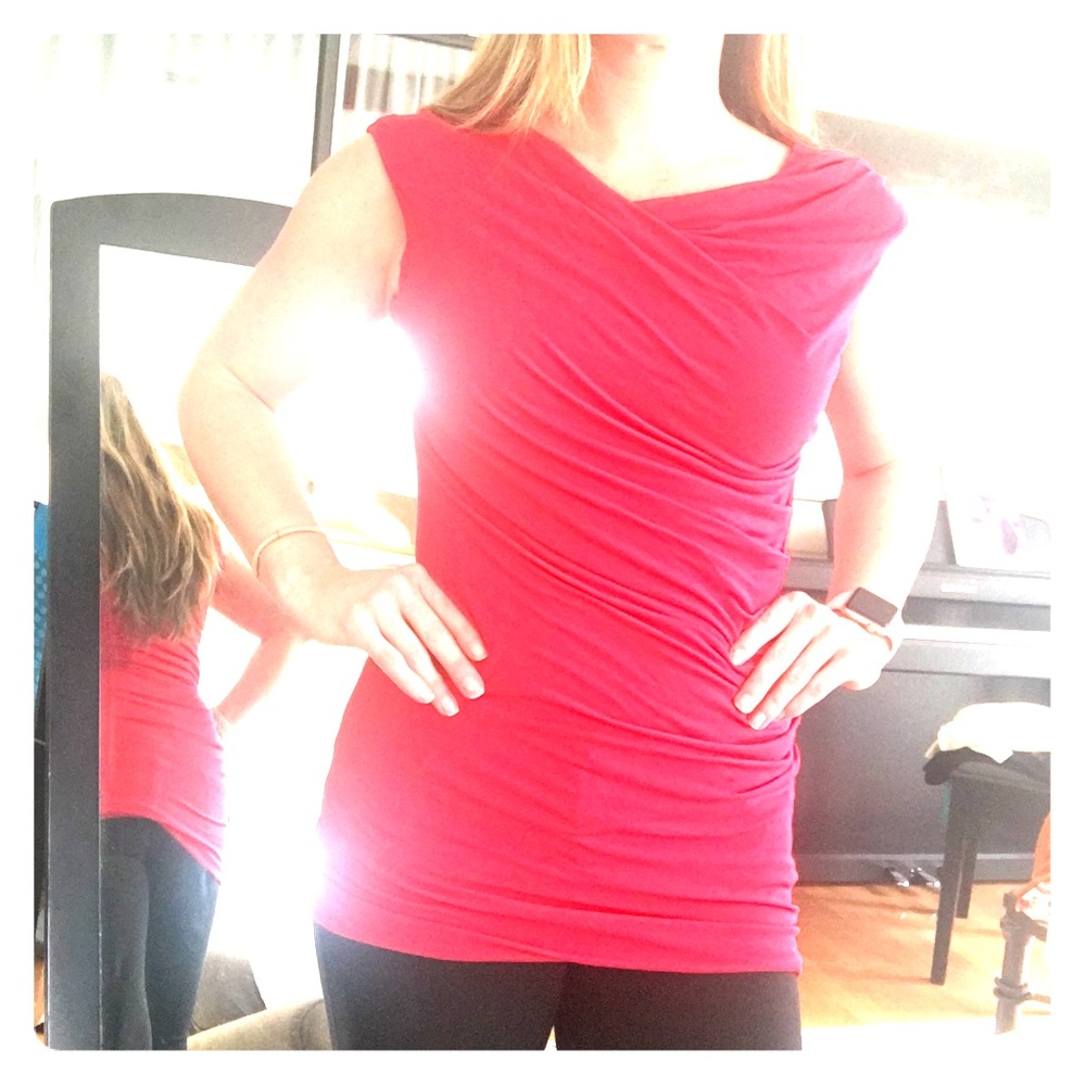 Vince Camuto red blouse