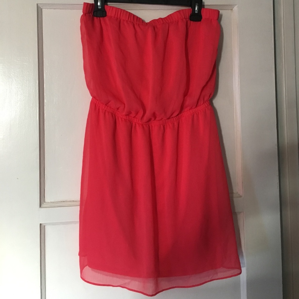 Strapless Pink Dress