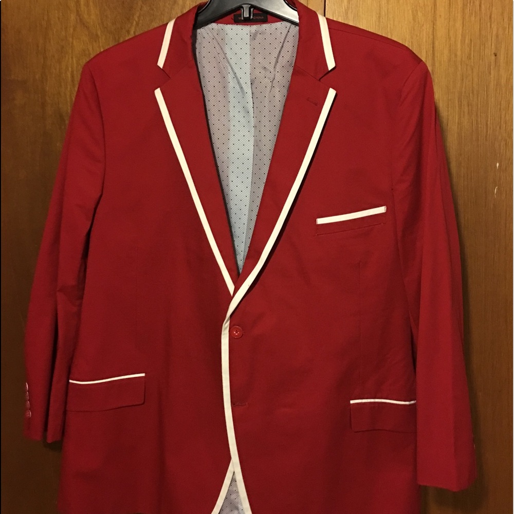 Cotton Sports Jacket with Piping