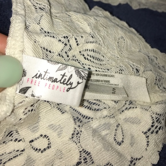 Free People Ivory Lace Crop Bralette - Picture 4 of 4