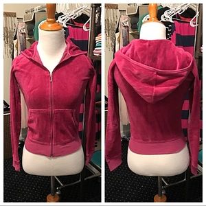Juicy Couture Pink Velour Set Size Small