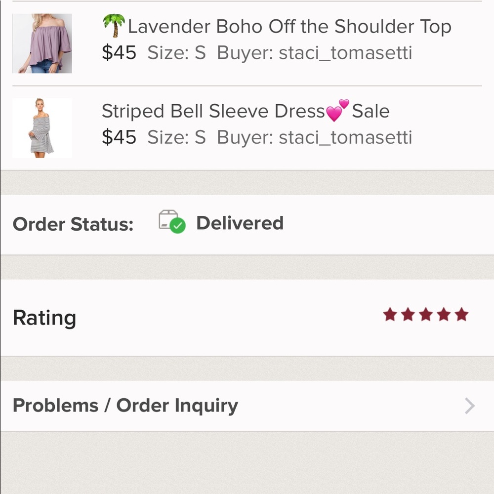 Lavender Boho Off the Shoulder Top☃️ Sale - Picture 7 of 7