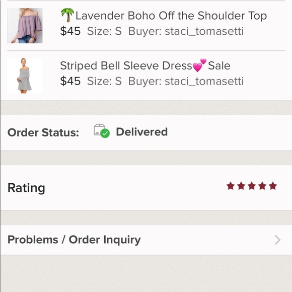 Lavender Boho Off the Shoulder Top☃️ Sale - Picture 7 of 7