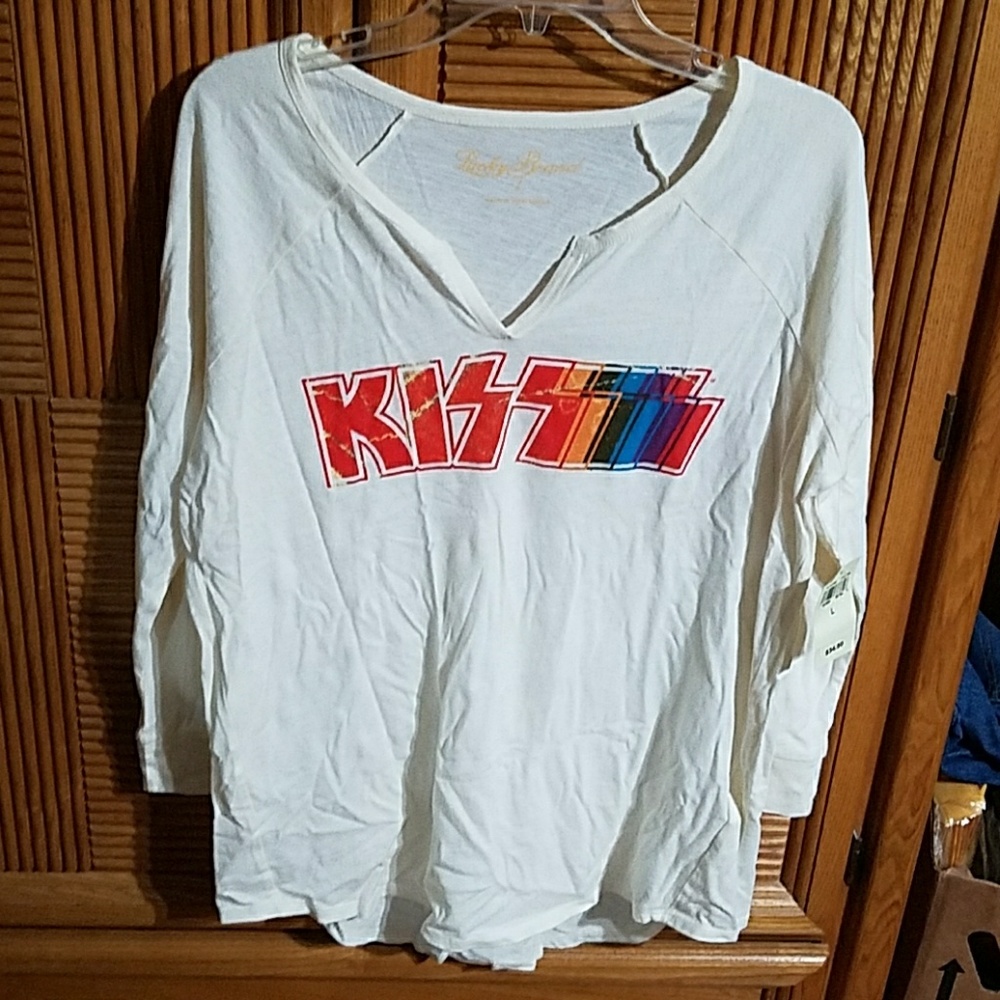 Kiss lucky brand comfy shirt