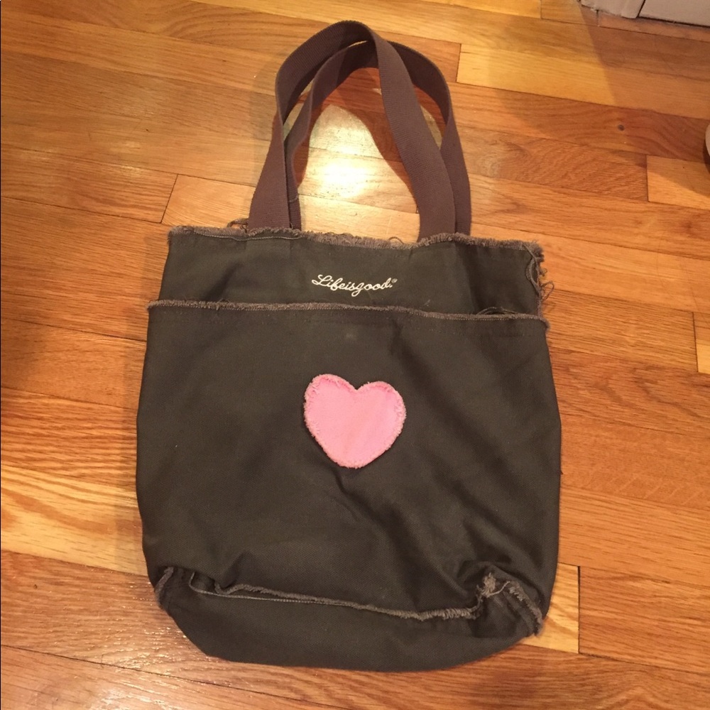 Life is Good tote