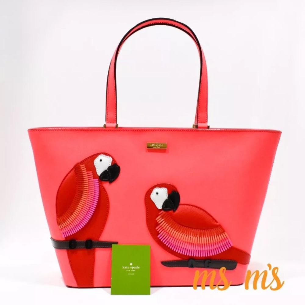 NWT Kate Spade parrot tote - Picture 1 of 7