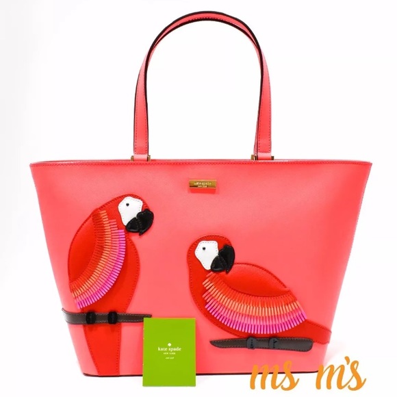 NWT Kate Spade parrot tote - Picture 2 of 7