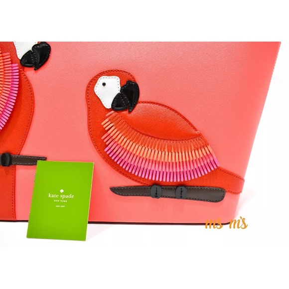 NWT Kate Spade parrot tote - Picture 3 of 7