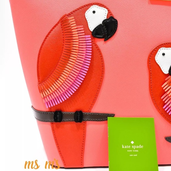 NWT Kate Spade parrot tote - Picture 4 of 7