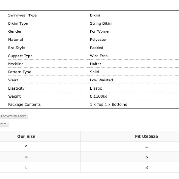 Coral triangle string Bikini - Picture 5 of 5