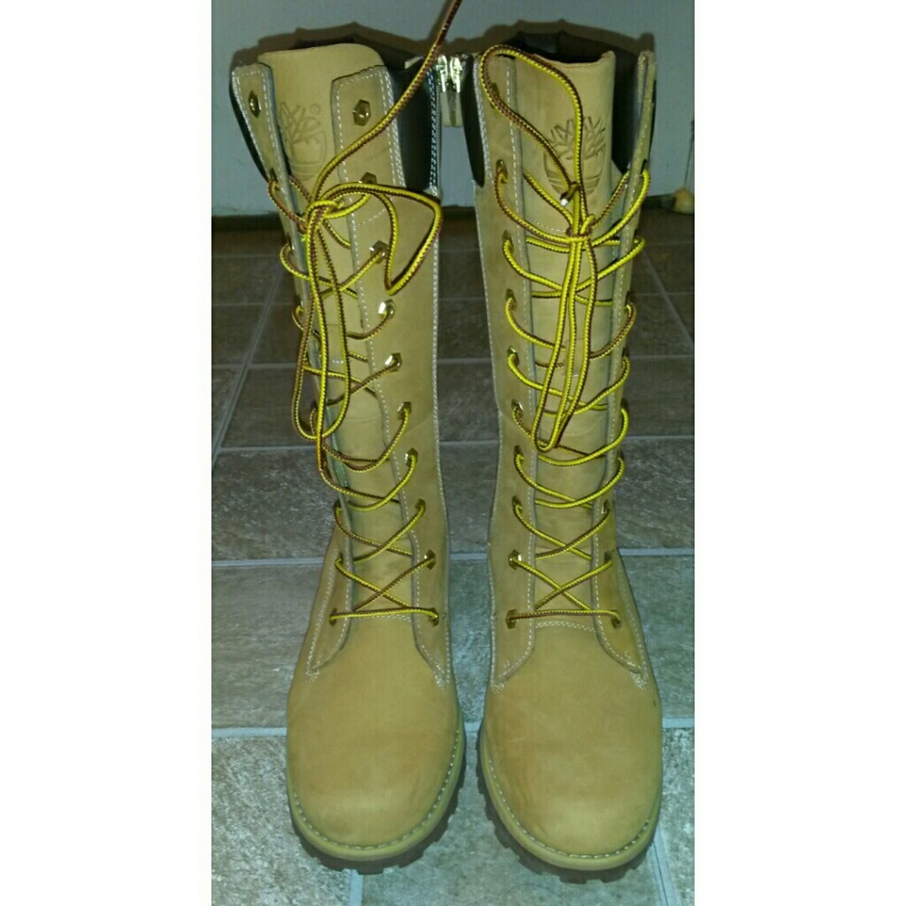 Mid calf timberland boots