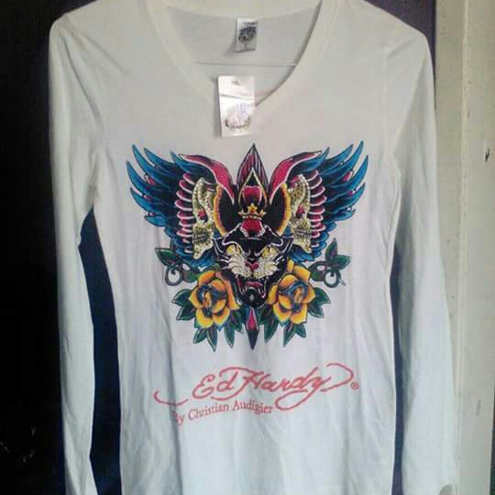 Long sleeve. Ed hardy