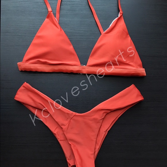 Burnt Orange Bikini Set - Picture 2 of 2